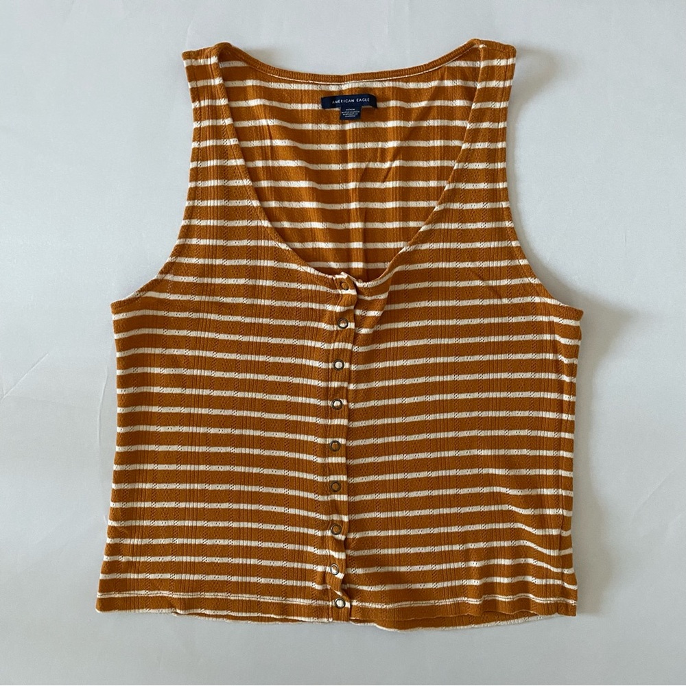 American Eagle Button Tank Top Women's size Medium